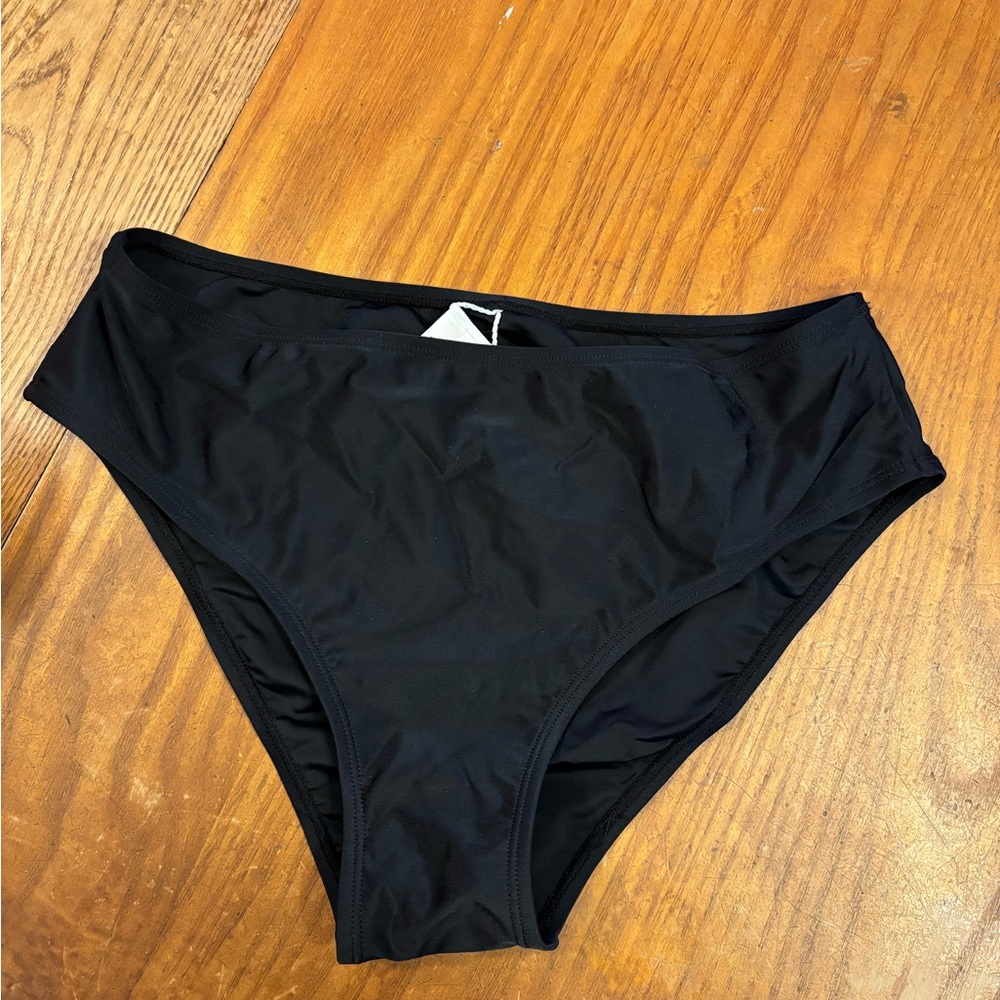 Cupshe Classic Black Bikini Bottom